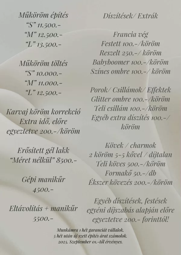 Műkörömépítés